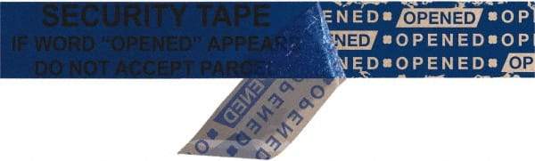 Tape Logic - 2,160" Long, Blue Security Tape - For Multi-Use - Makers Industrial Supply