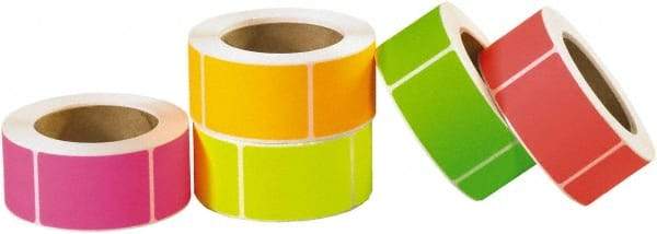 Tape Logic - 2" Long, Assorted Paper Inventory Labels - For Multi-Use - Makers Industrial Supply