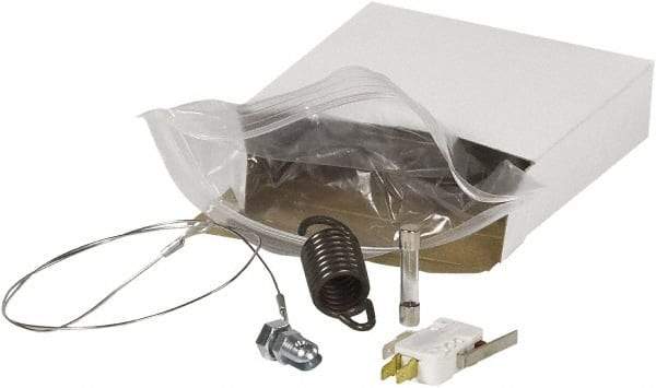 Made in USA - 24" Wide, Portable Shrink Wrap System - Contains Sealing Pad, 5-3 Mil PTFE Glass Cloth Tape for Sealing Arm, 3-10 Mil PTFE Glass Cloth Tape Strips for Sealing Pad Replacement, Wire, Micro Switch, Arm Swing, Fuse - Makers Industrial Supply