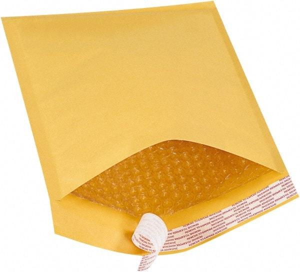 Value Collection - 12" Long x 8-1/2" Wide Peel-Off Self-Seal Bubble Mailer - Kraft - Makers Industrial Supply