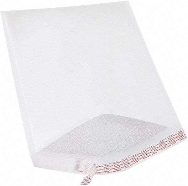 Made in USA - 20" Long x 14-1/4" Wide Peel-Off Self-Seal Bubble Mailer - White - Makers Industrial Supply