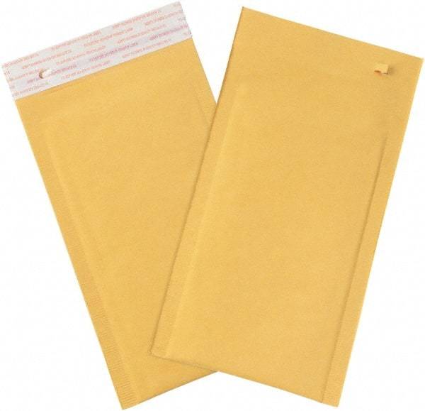 Value Collection - 10" Long x 5" Wide Peel-Off Self-Seal Bubble Mailer - Kraft - Makers Industrial Supply