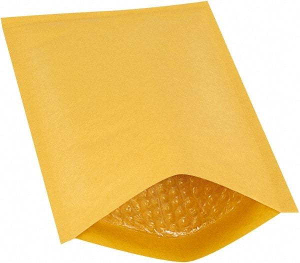 Made in USA - 12" Long x 7-1/4" Wide Regular Bubble Mailer - Kraft - Makers Industrial Supply