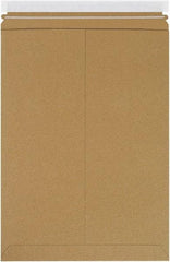 Made in USA - 18" Long x 13" Wide Peel-Off Self-Seal Flat Mailer - Kraft - Makers Industrial Supply