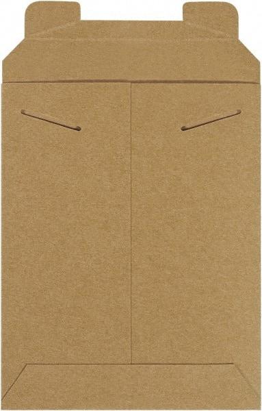 Made in USA - 9" Long x 7" Wide Regular Flat Mailer - Kraft - Makers Industrial Supply