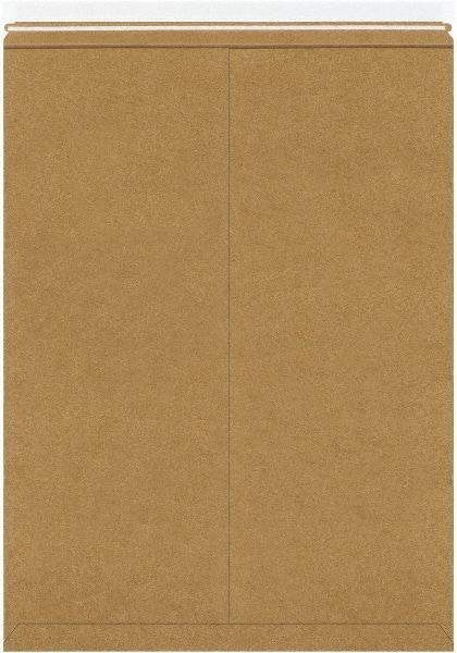 Made in USA - 27" Long x 20" Wide Peel-Off Self-Seal Flat Mailer - Kraft - Makers Industrial Supply