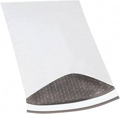 Made in USA - 16" Long x 10-1/2" Wide Peel-Off Self-Seal Padded Mailer - White - Makers Industrial Supply