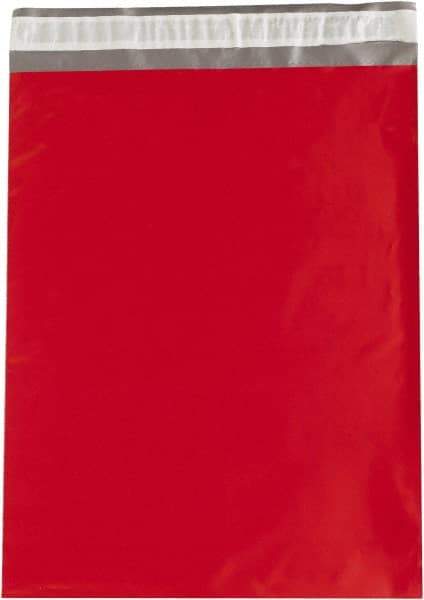 Value Collection - 19" Long x 14-1/2" Wide Peel-Off Self-Seal Courier Envelope - Red - Makers Industrial Supply