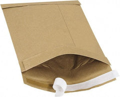 Made in USA - 12" Long x 7-1/4" Wide Peel-Off Self-Seal Padded Mailer - Kraft - Makers Industrial Supply