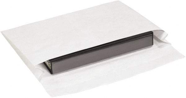 Dupont - 15" Long x 10" Wide Peel-Off Self-Seal Tyvek Expansion Envelope - White - Makers Industrial Supply