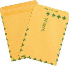 Made in USA - 13" Long x 10" Wide Peel-Off Self-Seal Natural Kraft Envelope - Kraft - Makers Industrial Supply