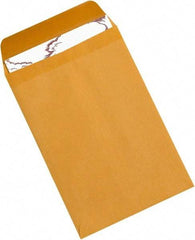 Made in USA - 9-1/2" Long x 6-1/2" Wide Self Seal Natural Kraft Envelope - Kraft - Makers Industrial Supply