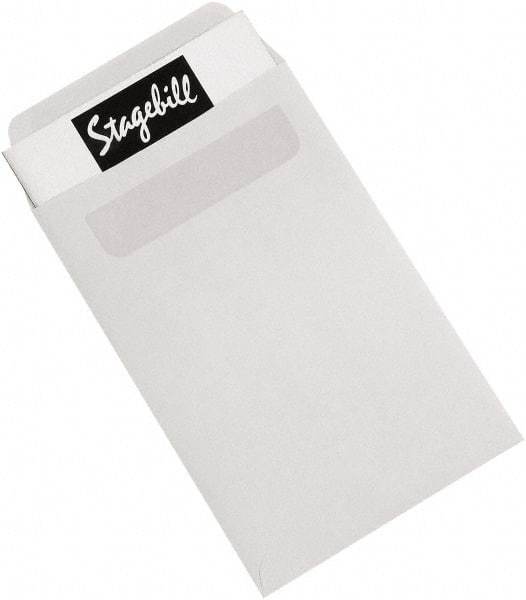 Made in USA - 9" Long x 6" Wide Self Seal White Catalog Envelope - White - Makers Industrial Supply