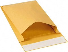 Made in USA - 12" Long x 9" Wide Peel-Off Self-Seal Natural Kraft Envelope - Kraft - Makers Industrial Supply