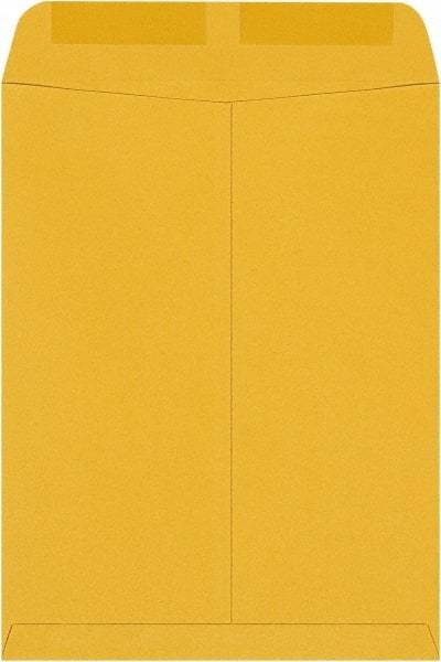 Made in USA - 12-1/2" Long x 9-1/2" Wide Gummed Flap Brown Kraft Envelope - Kraft - Makers Industrial Supply