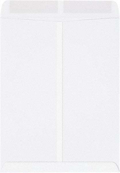 Made in USA - 13" Long x 10" Wide Gummed Flap White Catalog Envelope - White - Makers Industrial Supply