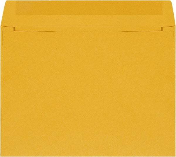 Made in USA - 9" Long x 12" Wide Gummed Flap Kraft Catalog Envelope - Kraft - Makers Industrial Supply