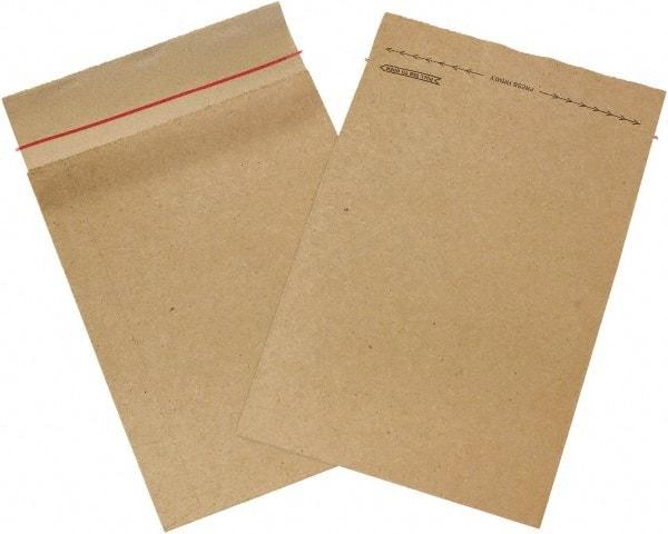 Made in USA - 14" Long x 10-1/2" Wide Self Seal Jiffy Rigi Bag Mailer - Kraft - Makers Industrial Supply