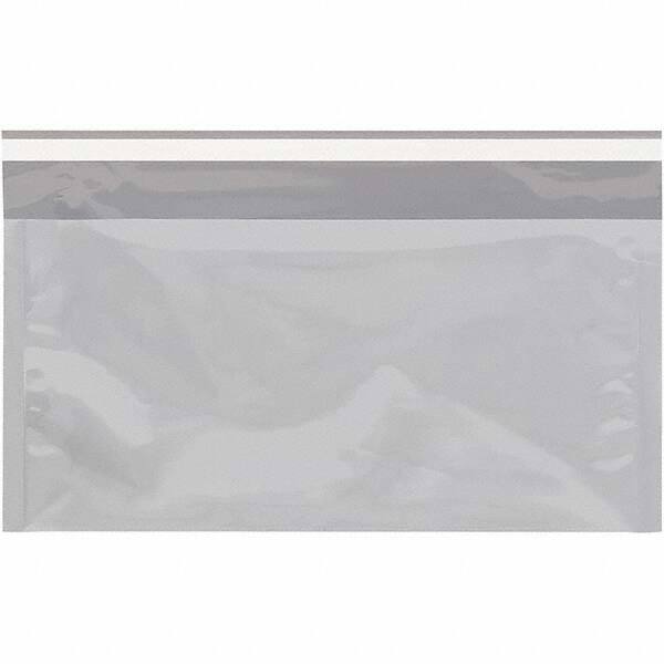 Value Collection - 10-1/4" Long x 6-1/4" Wide Peel-Off Self-Seal Metallic Mailer - Silver - Makers Industrial Supply