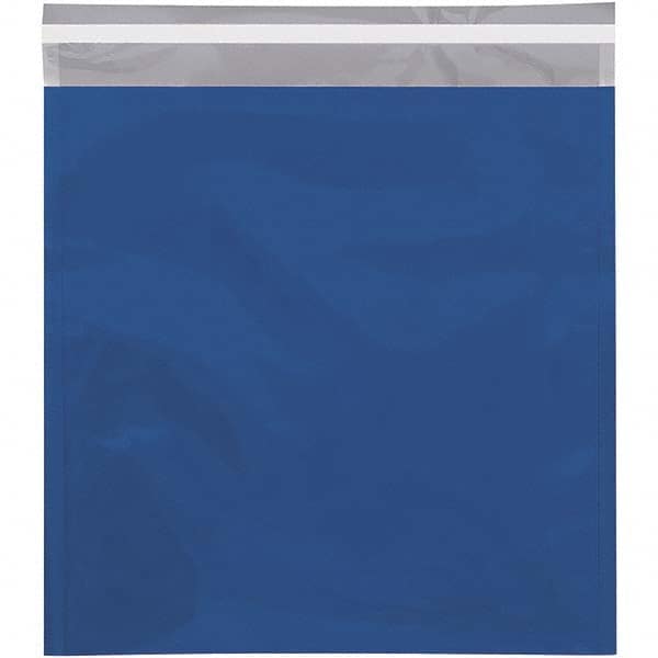 Value Collection - 13" Long x 10-3/4" Wide Peel-Off Self-Seal Metallic Mailer - Blue - Makers Industrial Supply