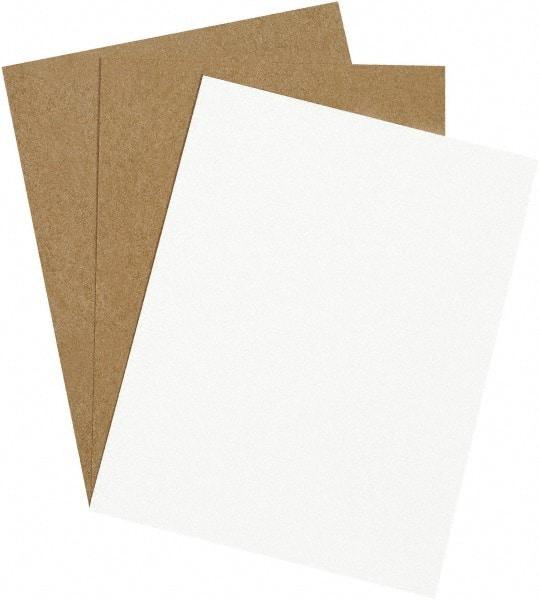 Made in USA - 11" Long x 8-1/2" Wide Chipboard Pad - White - Makers Industrial Supply