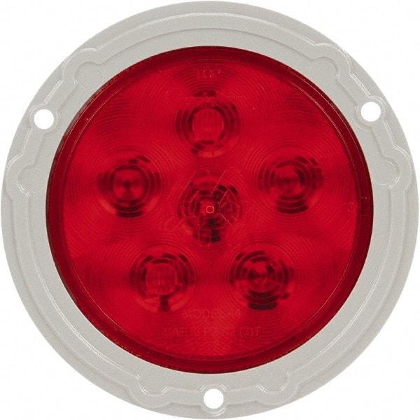 Truck-Lite - 4" Long, Red LED Stop, Turn & Tail Light - 12 Volts, Includes LED Light, Plug - Makers Industrial Supply