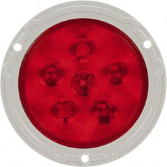 Truck-Lite - 4" Long, Red LED Stop, Turn & Tail Light - 12 Volts, Includes LED Light, Plug - Makers Industrial Supply