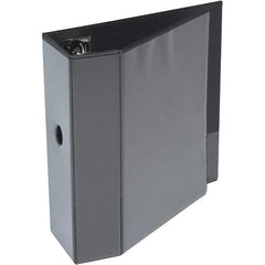 Universal One - 1,050 Sheet Capacity, 8-1/2 x 11", View Ring Binder - Polypropylene, Black - Makers Industrial Supply