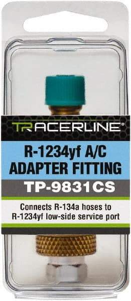 Spectroline - Low Side Automotive A/C Service Coupler - Yellow Actuator - Makers Industrial Supply