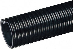 Kuriyama of America - 1-1/2" ID x 1.85" OD, 50 Max psi, Full In. Hg, Dry Material Handling & Transfer Hose - Polyurethane Liner, PVC Cover, -40 to 150°F, 2" Bend Radius, 100' Coil Length, Black - Makers Industrial Supply