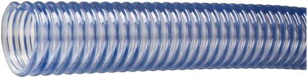 Kuriyama of America - 1-1/2" ID x 1.92" OD, 50 Max psi, 28 In. Hg, Dry Material Handling & Transfer Hose - PVC, -4 to 150°F, 3" Bend Radius, 100' Coil Length, Transparent - Makers Industrial Supply