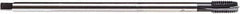 Emuge - 1/2-13 UNC, 3 Flute, NE2 Finish Cobalt, Spiral Point, Extension Pulley Tap - Plug Chamfer, 8.8" OAL, 1-1/8" Thread Length, 2B/3B Class of Fit - Exact Industrial Supply