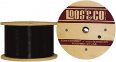 Loos & Co. - 1/8" x 3/32" Diam, Steel Wire Rope - 920 Lb Breaking Strength, 7 x 7, Vinyl Coating - Makers Industrial Supply