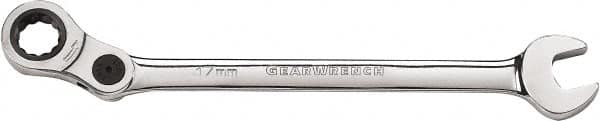 GearWrench - 10mm 12 Point Combination Wrench - 6-1/4" OAL, Steel, Full Polish Finish - Makers Industrial Supply