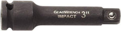 GearWrench - 3/8" Drive Impact Socket Extension - 15" OAL, Black Finish - Makers Industrial Supply