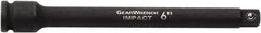 GearWrench - 1/4" Drive Impact Socket Extension - 6" OAL, Black Finish - Makers Industrial Supply