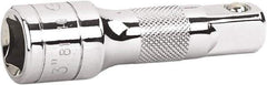 GearWrench - 1/2" Drive Standard Socket Extension - 15" OAL, Chrome Finish - Makers Industrial Supply