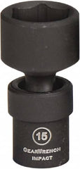 GearWrench - 1/4" Drive 55mm Standard Universal Impact Socket - 6 Points - Makers Industrial Supply