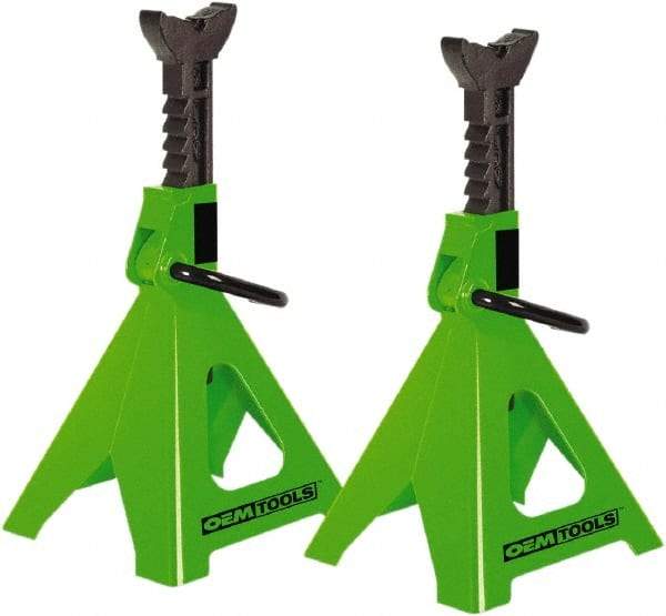 OEM Tools - 12,000 Lb Capacity Jack Stand - 15-3/4 to 24-3/8" High - Makers Industrial Supply