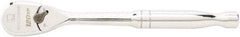 GearWrench - 1/2" Drive Pear Head Ratchet - Full Polish Chrome Finish, 11" OAL, 60 Gear Teeth, Full Polished Handle, Standard Head - Makers Industrial Supply