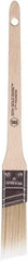 Wooster Brush - 1" Angled Polyester Angular Brush - 2-3/16" Bristle Length, 6" Wood Fluted Handle - Makers Industrial Supply