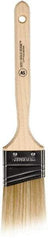 Wooster Brush - 2" Angled Polyester Angular Brush - 2-11/16" Bristle Length, 6-9/16" Wood Fluted Handle - Makers Industrial Supply