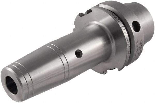 Seco - 10mm Hole Diam, HSK63A Taper Shank Shrink Fit Tool Holder & Adapter - 134mm Projection, 24mm Nose Diam, 31mm Clamping Depth, Through Coolant - Exact Industrial Supply