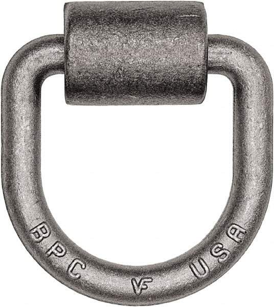 Buyers Products - Steel D-Ring with Integral Bracket - 4-1/2" Long, Gray, For Use with Cargo Control - Makers Industrial Supply