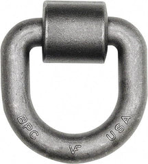 Buyers Products - Steel D-Ring with Integral Bracket - 5" Long, Gray, For Use with Cargo Control - Makers Industrial Supply