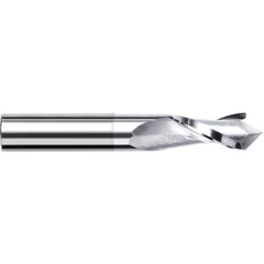 Harvey Tool - 1/4" Diam, 3/4" LOC, 2 Flute 90° Point Angle Solid Carbide Drill Mill - Exact Industrial Supply