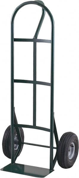 Ability One - 600 Lb Capacity 40" OAH Hand Truck - Steel Handle, Steel, Pneumatic Wheels - Makers Industrial Supply