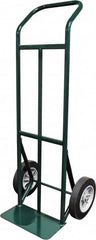 Ability One - 600 Lb Capacity 48" OAH Hand Truck - Steel Handle, Steel, Solid Rubber Wheels - Makers Industrial Supply