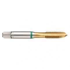 M16x1.5 6H 4-Flute Cobalt Green Ring Spiral Point Plug Tap-TiN - Makers Industrial Supply