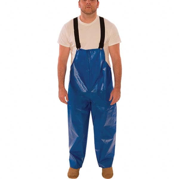 Tingley - Size M Blue Chemical Waterproof Bib Overall - Makers Industrial Supply